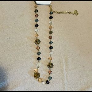 Multicolored beaded necklace